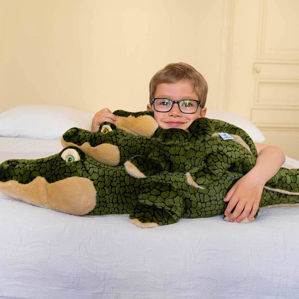 Ma peluche Crocodile Balthazar - La Pelucherie LA PELUCHERIE Ma peluche Crocodile Balthazar - La Pelucherie myplayground