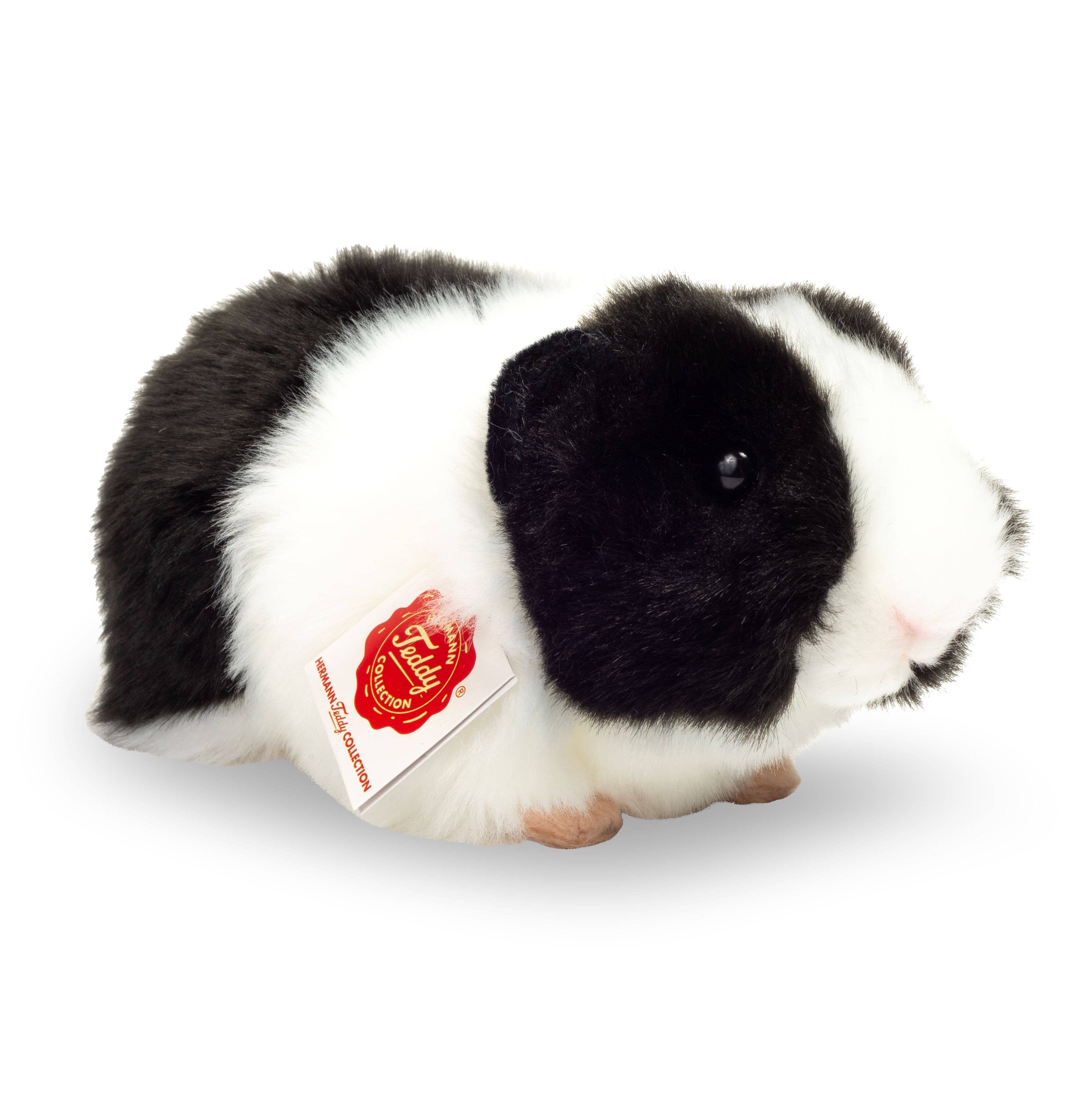 Cochon d'Inde noir/blanc 20 cm - peluche - peluche Teddy Hermann Cochon d'Inde noir/blanc 20 cm - peluche - peluche myplayground
