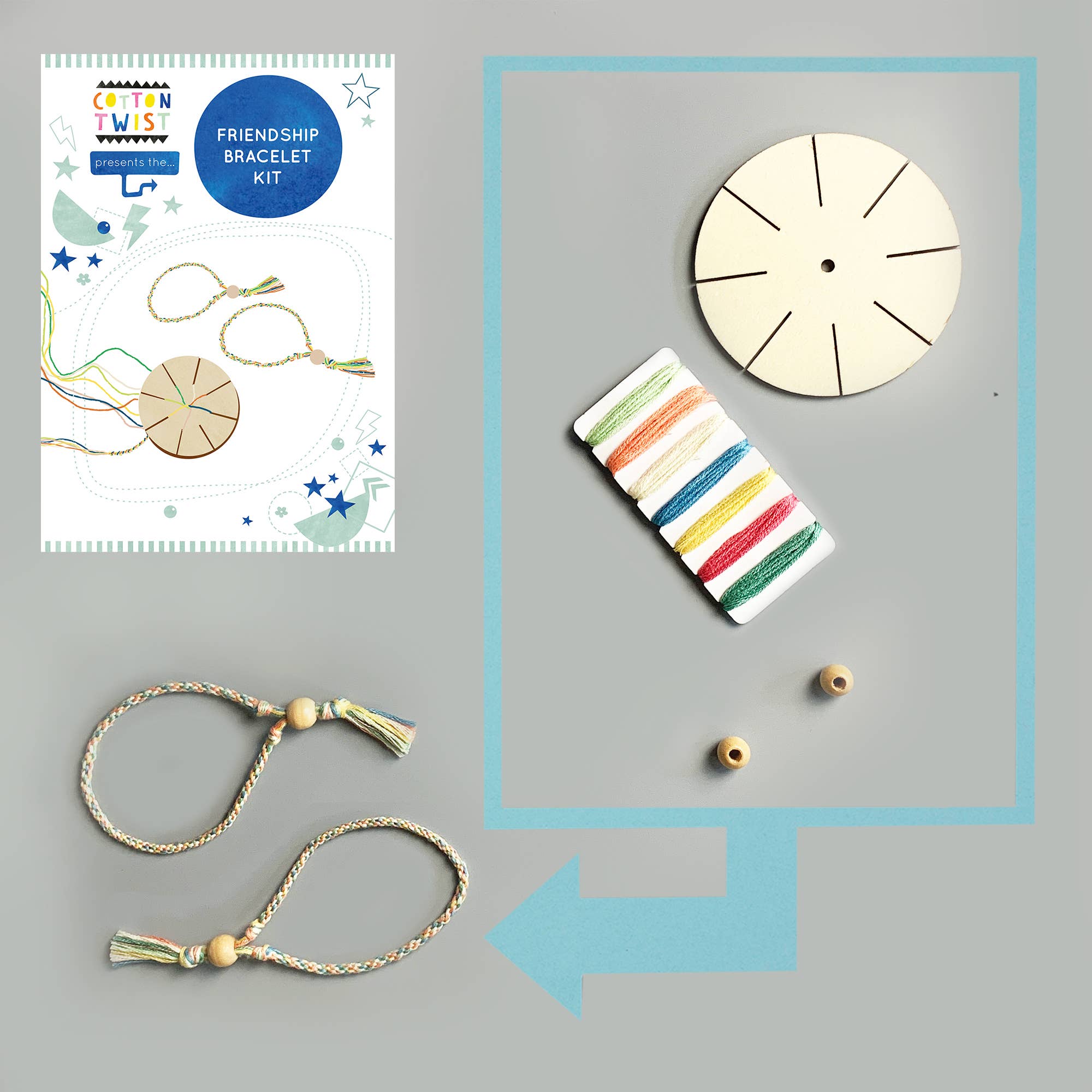 Créez votre propre kit de bracelet d'amitié Cotton Twist Créez votre propre kit de bracelet d'amitié myplayground