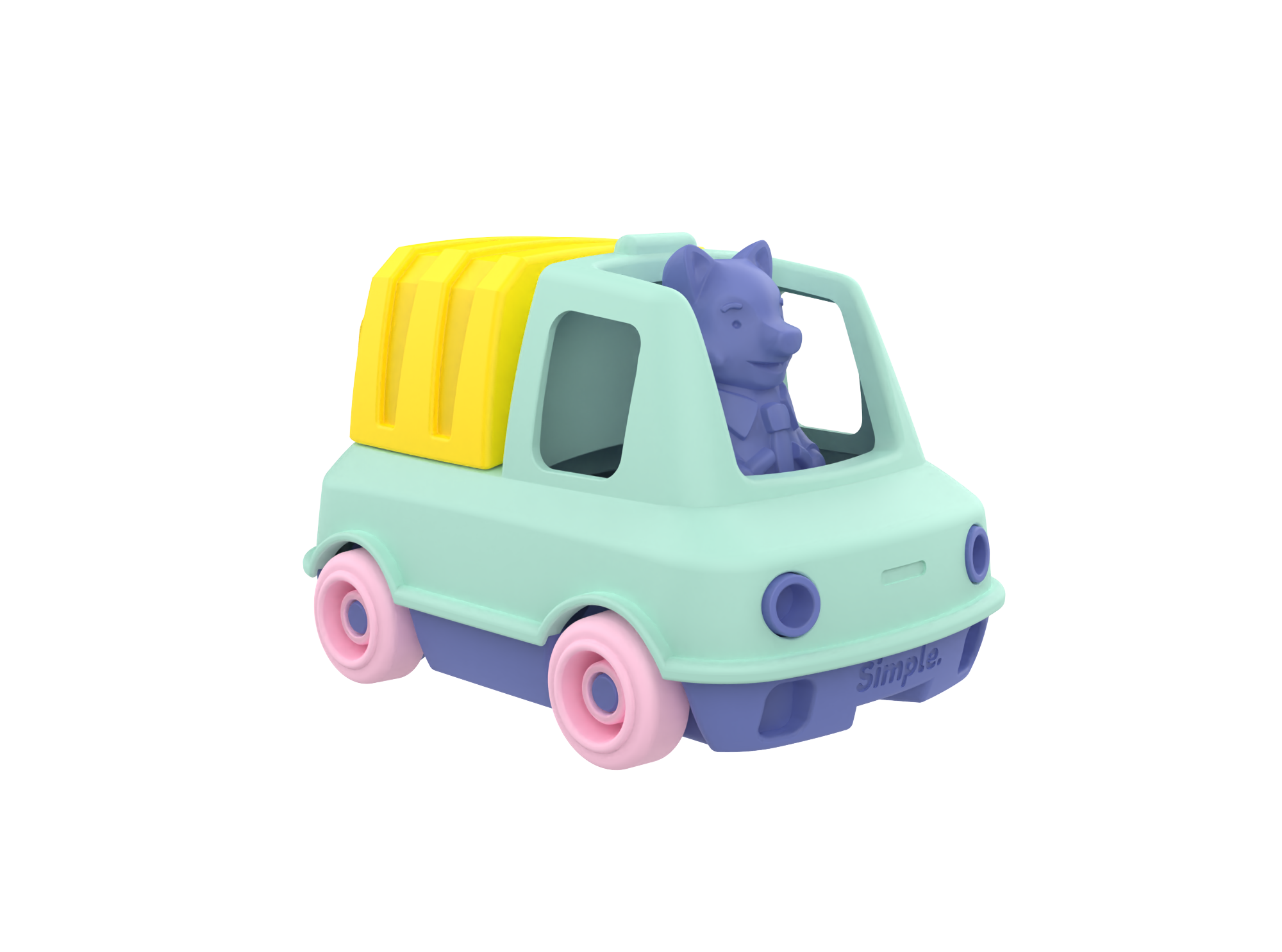 Mon premier camion boîte - 12 mois+ - Made in France Le Jouet Simple Mon premier camion boîte - 12 mois+ - Made in France myplayground