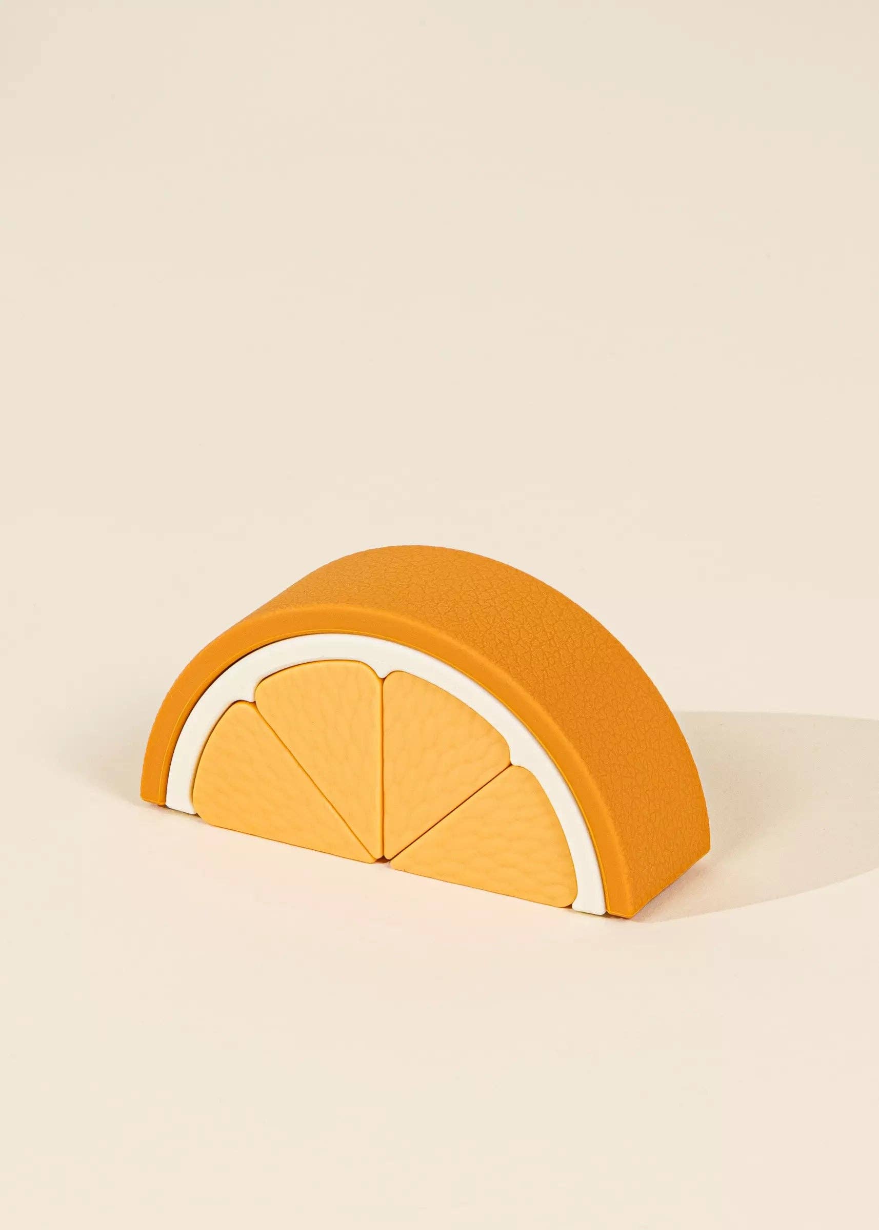 3 ensembles de fruits empilables en silicone (16 pièces) - Jeu de construction montessori enfant Coco Village myplayground