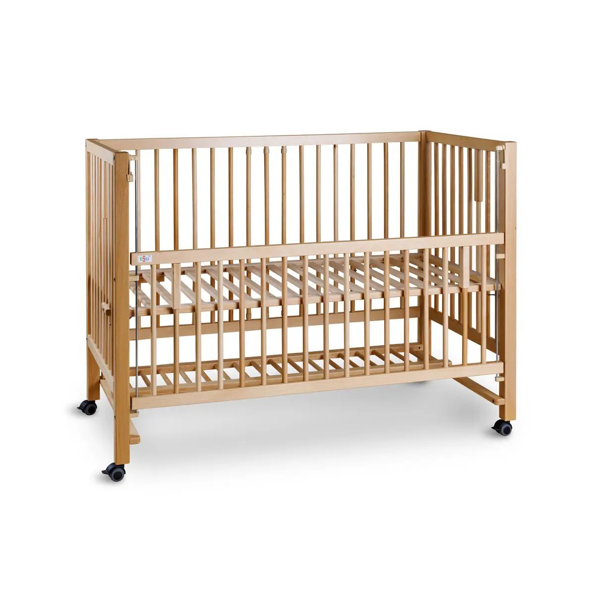 Lit cododo XXL Hajo en hêtre naturel, 120x60 cm – tiSsi – vue 2