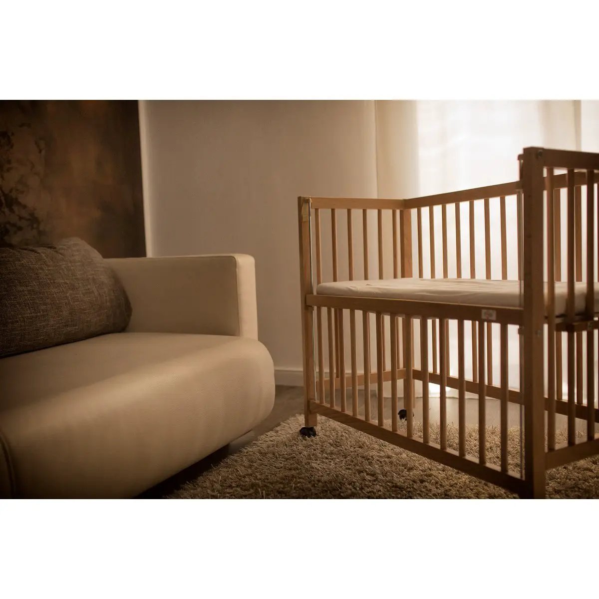 Lit d'appoint Sophie en hêtre naturel, 40x90 cm – tiSsi – vue 5