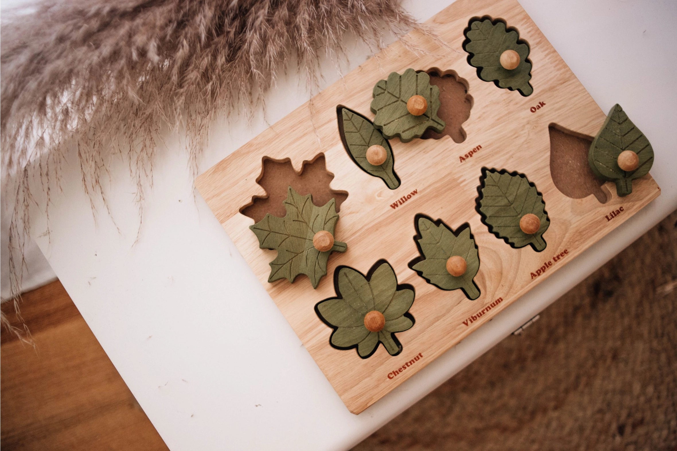 Puzzle de feuilles Q Toys Puzzle de feuilles myplayground