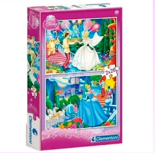 Puzzle Disney 2x20 - Cendrillon - comme Neuf myplayground Puzzle Disney 2x20 - Cendrillon - comme Neuf myplayground