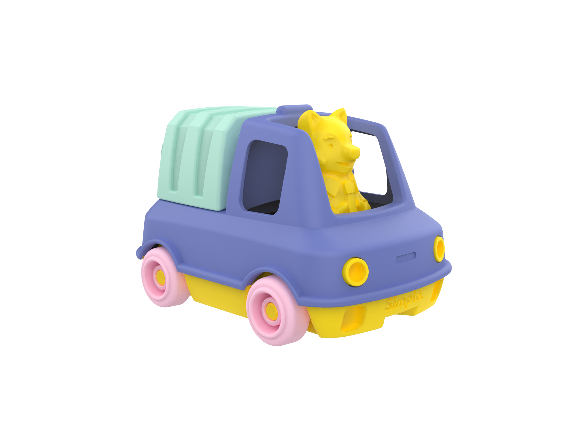 Mon premier camion boîte - 12 mois+ - Made in France Le Jouet Simple Mon premier camion boîte - 12 mois+ - Made in France myplayground