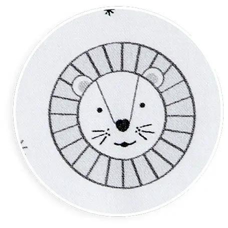 Tapis de fond pour parc Moritz gris Lion, 89x85 cm – tiSsi – vue 2