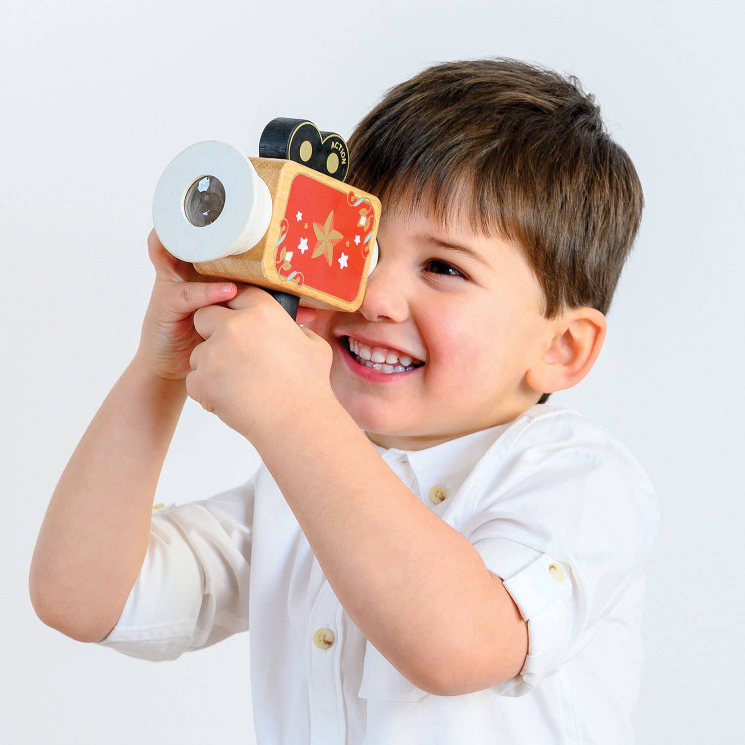 Caméra de cinéma hollywoodienne - Jeu de rôle éducatif enfant Le Toy Van Caméra de cinéma hollywoodienne - Jeu de rôle éducatif enfant myplayground