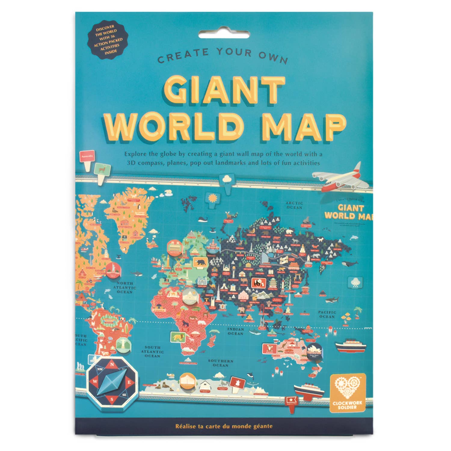 Créez votre propre carte du monde géante Clockwork Soldier Créez votre propre carte du monde géante myplayground