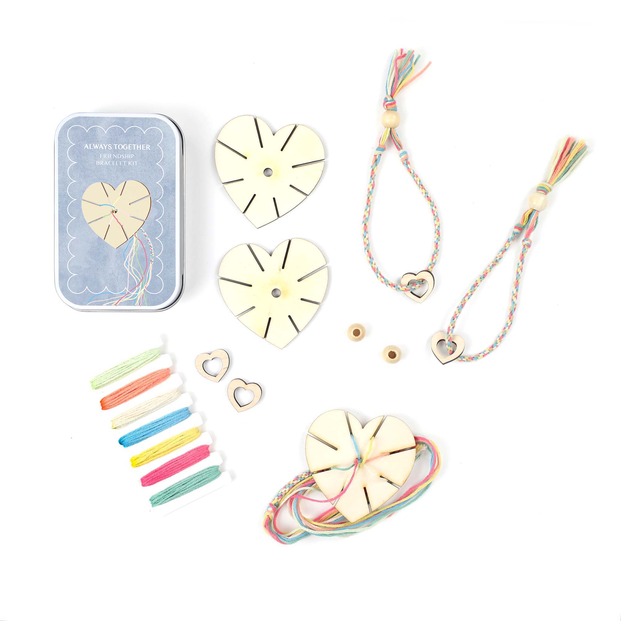 Kit cadeau de fabrication de bracelets d'amitié Cotton Twist Kit cadeau de fabrication de bracelets d'amitié myplayground