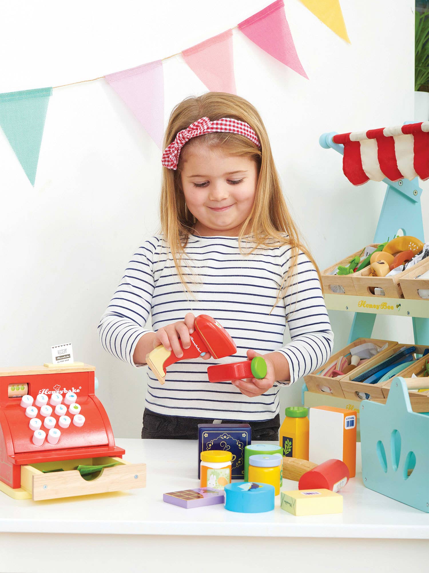 Panier rempli et scanner - Jeu sensoriel enfant Le Toy Van myplayground