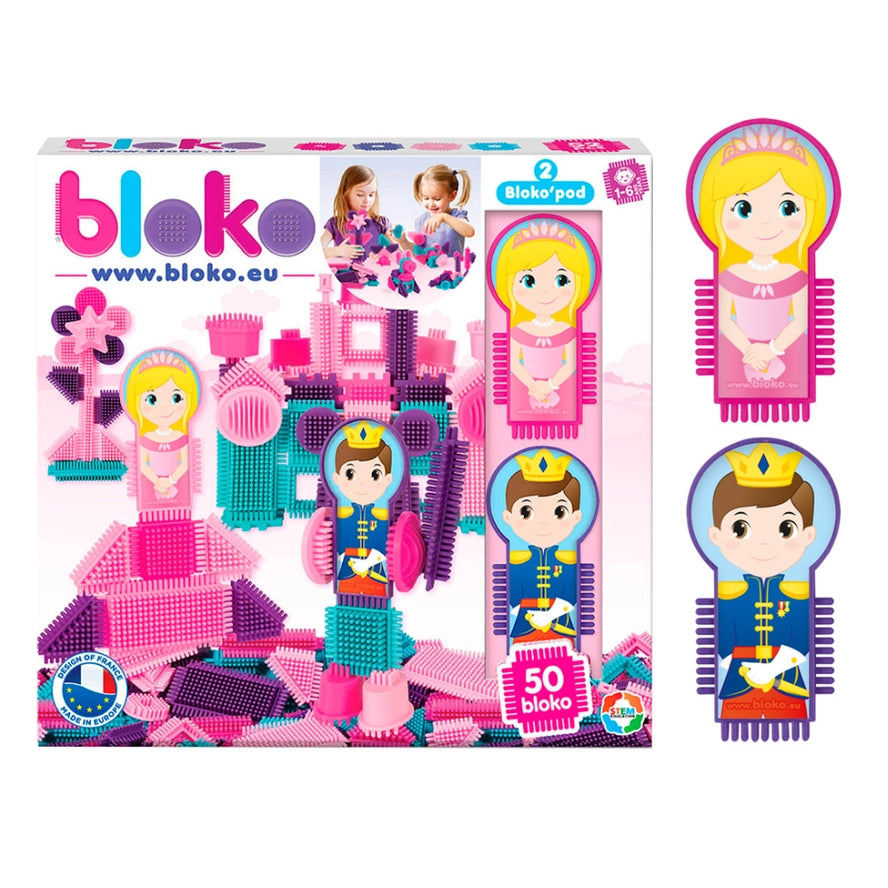 Coffret 50 Bloko - Princesse et Prince - Bloko Bloko Coffret 50 Bloko - Princesse et Prince - Bloko myplayground