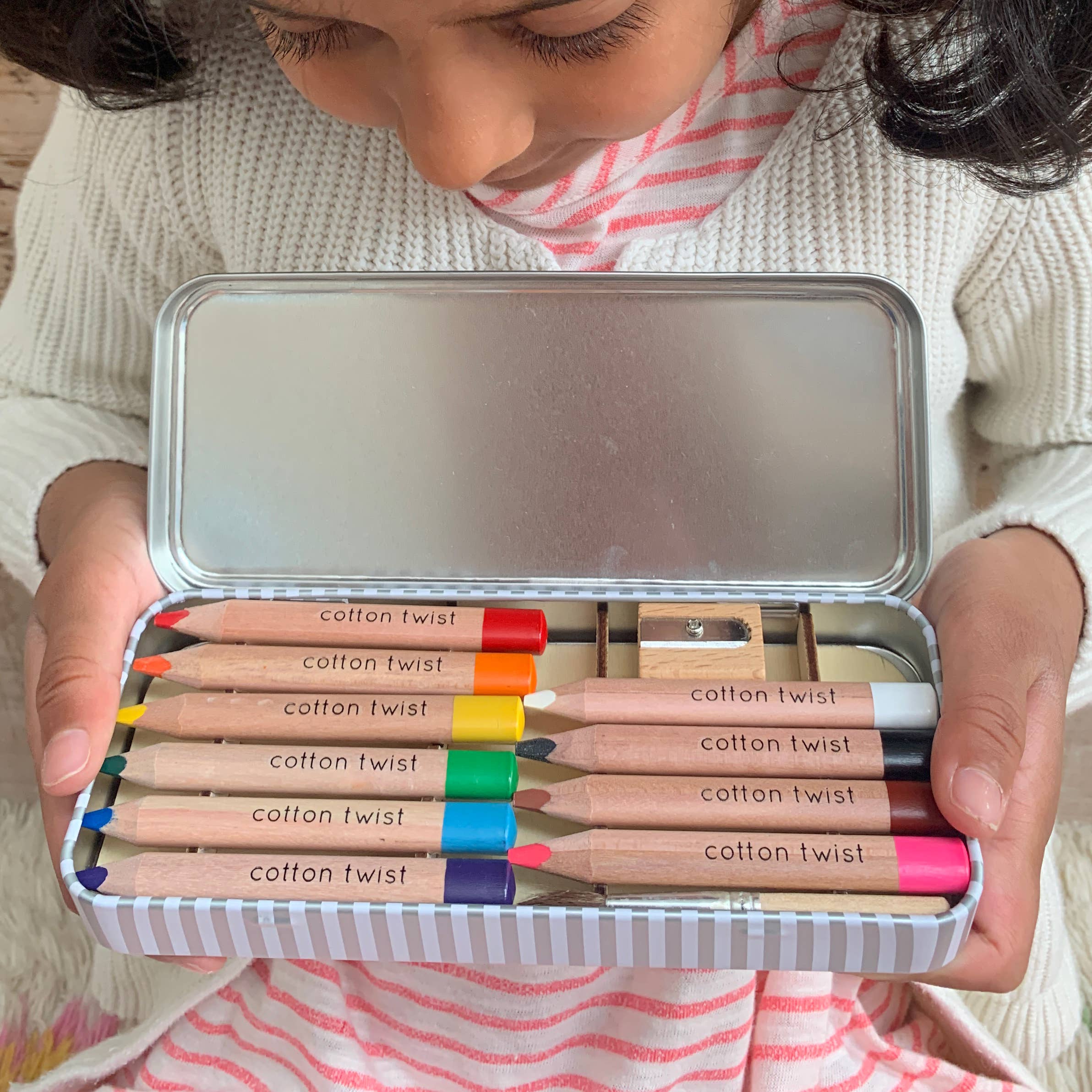 Boîte à crayons aquarelle Jumbo Cotton Twist myplayground