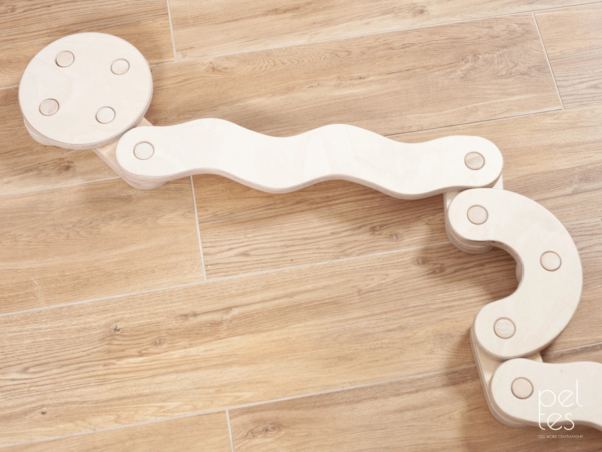 Poutres d'équilibre PELTES®, jouet Montessori, planche d'équilibre - Jeu de motricité enfant - Happymoon HappyMoon Poutres d'équilibre PELTES®, jouet Montessori, planche d'équilibre - Jeu de motricité enfant - Happymoon myplayground