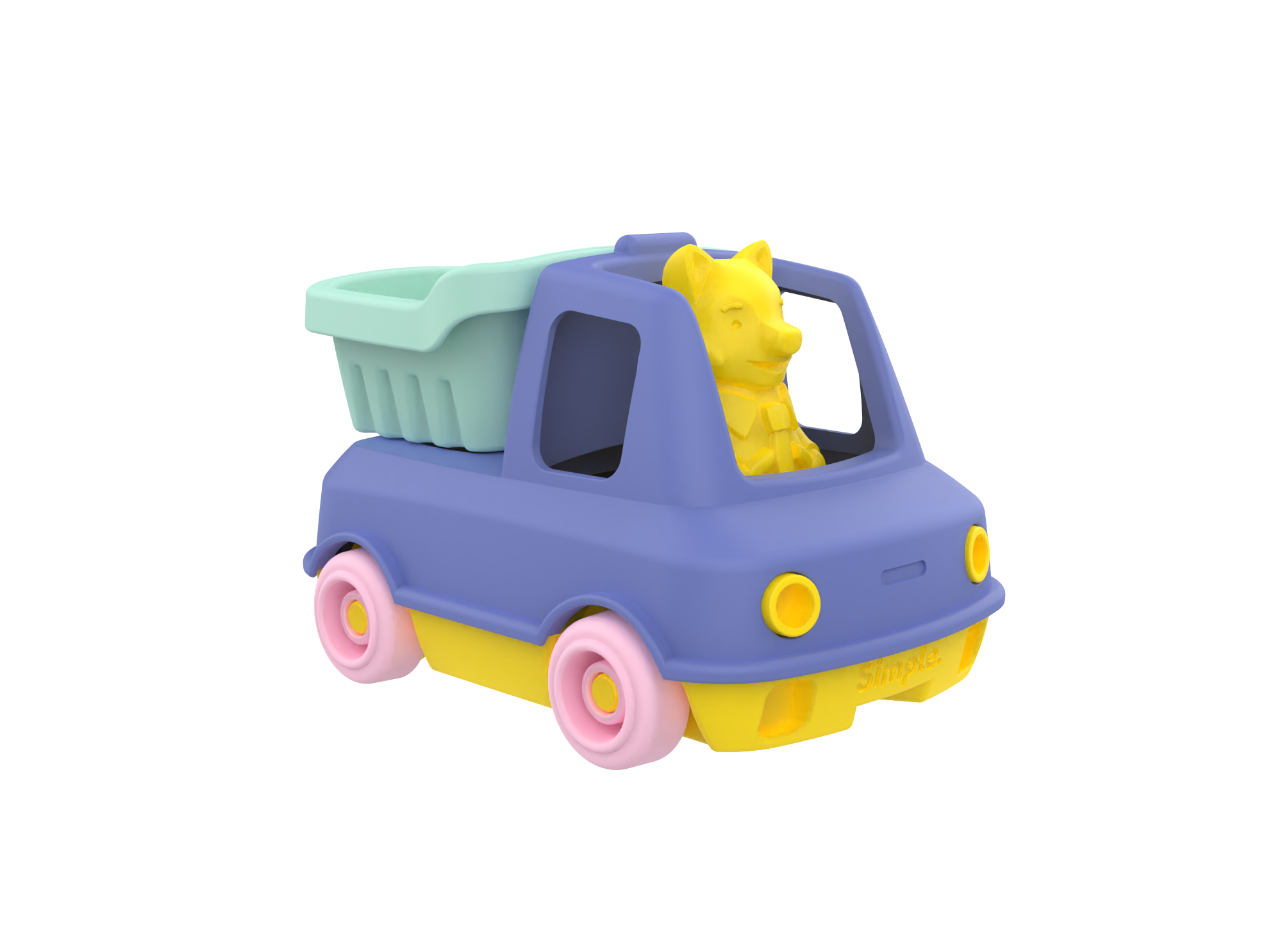 Mon premier camion benne - 12 mois+ - Made in France Le Jouet Simple Mon premier camion benne - 12 mois+ - Made in France myplayground