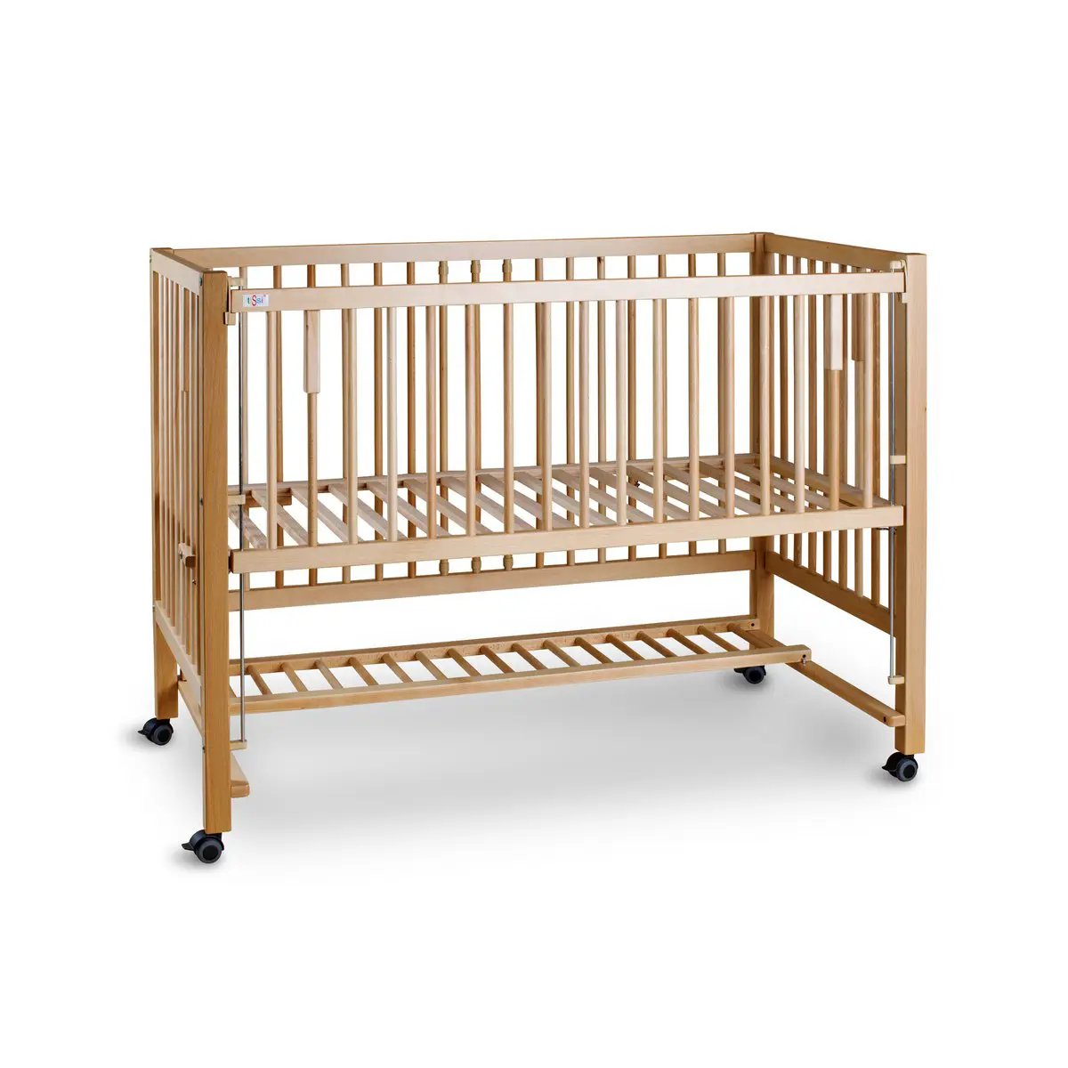 Lit cododo XXL Hajo en hêtre naturel, 120x60 cm – tiSsi – vue 3