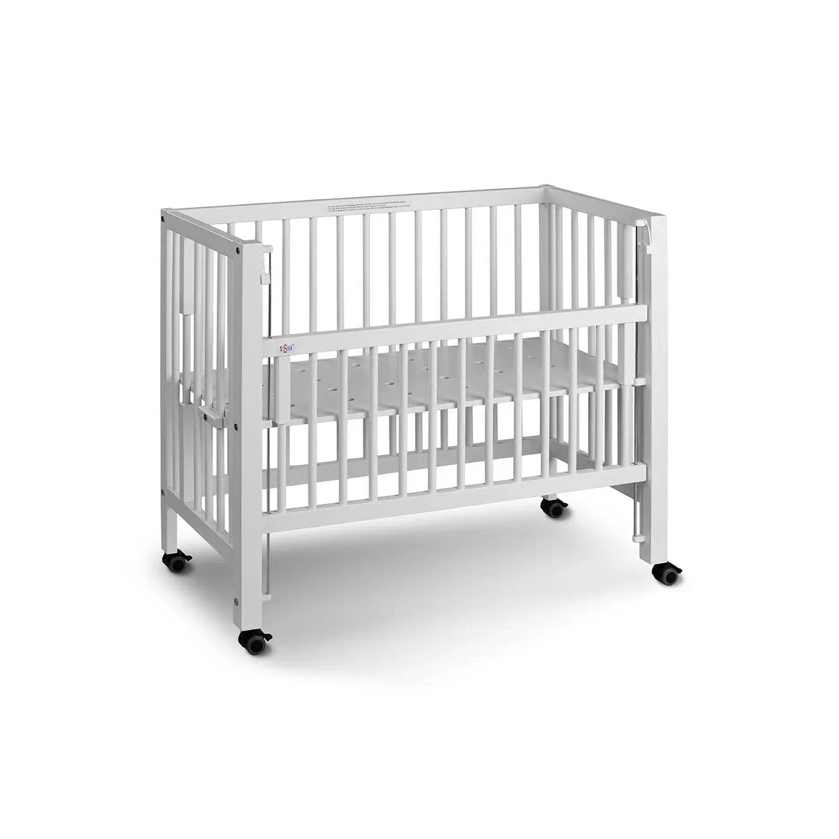 Lit d'appoint Sophie en hêtre blanc, 40x90 cm – tiSsi