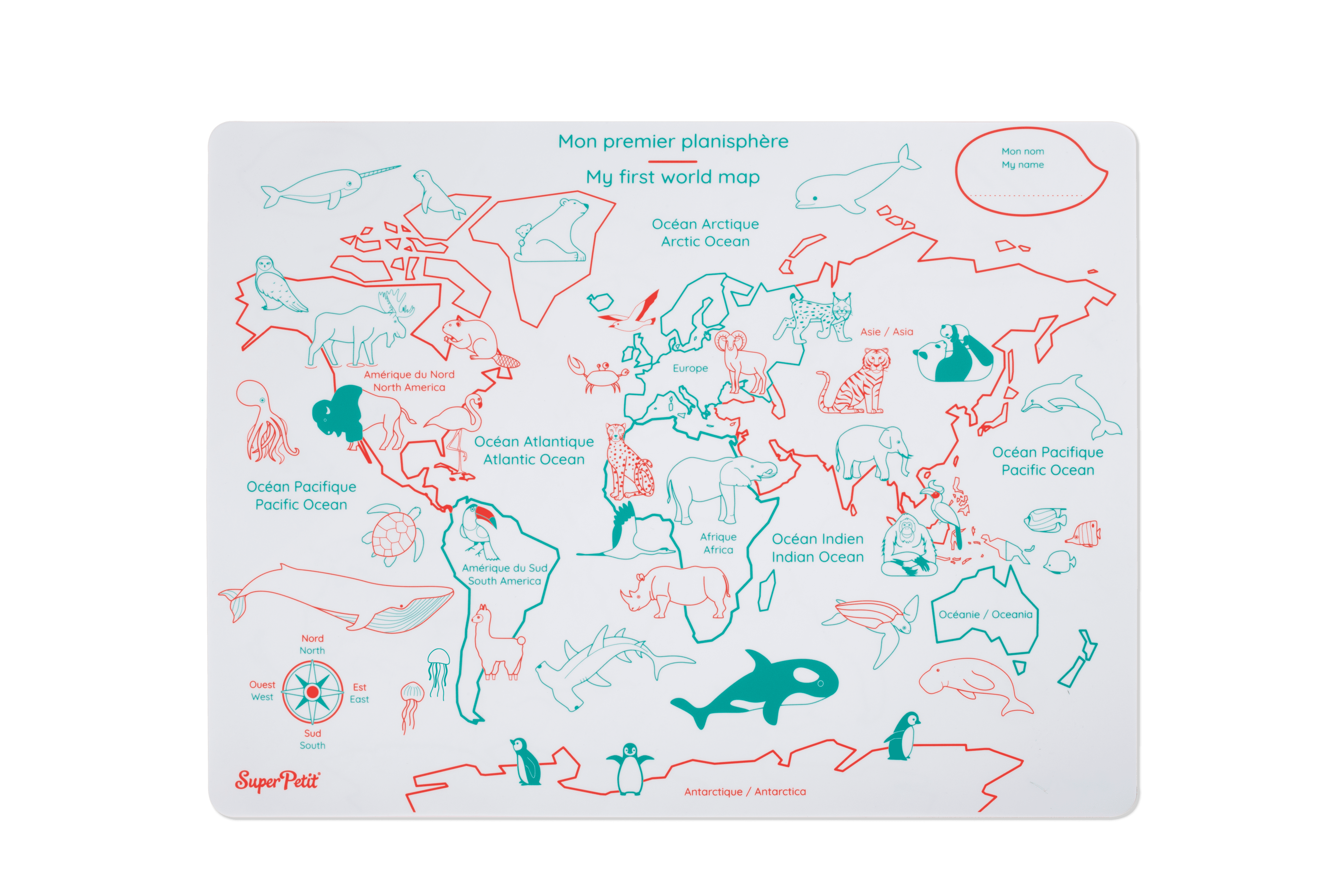 Set WORLD MAP SuperPetit Set WORLD MAP myplayground