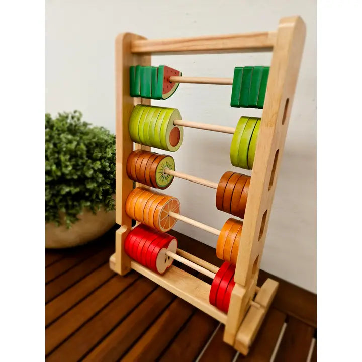 Abacus fruité - Jeu pour apprendre à compter enfant QToys USA Abacus fruité - Jeu pour apprendre à compter enfant myplayground