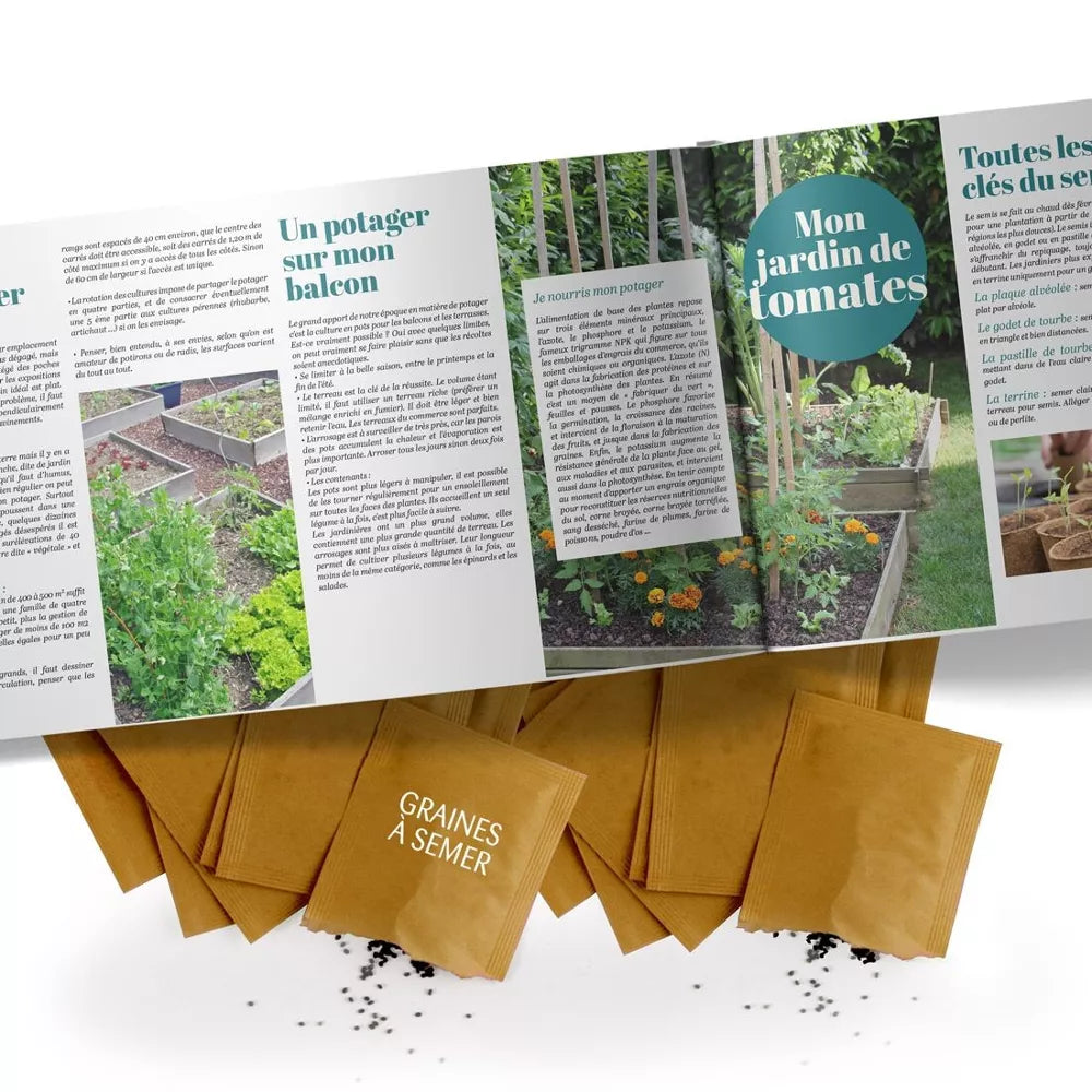 52 sachets de graines jardinage Radis Et Capucine 52 sachets de graines myplayground
