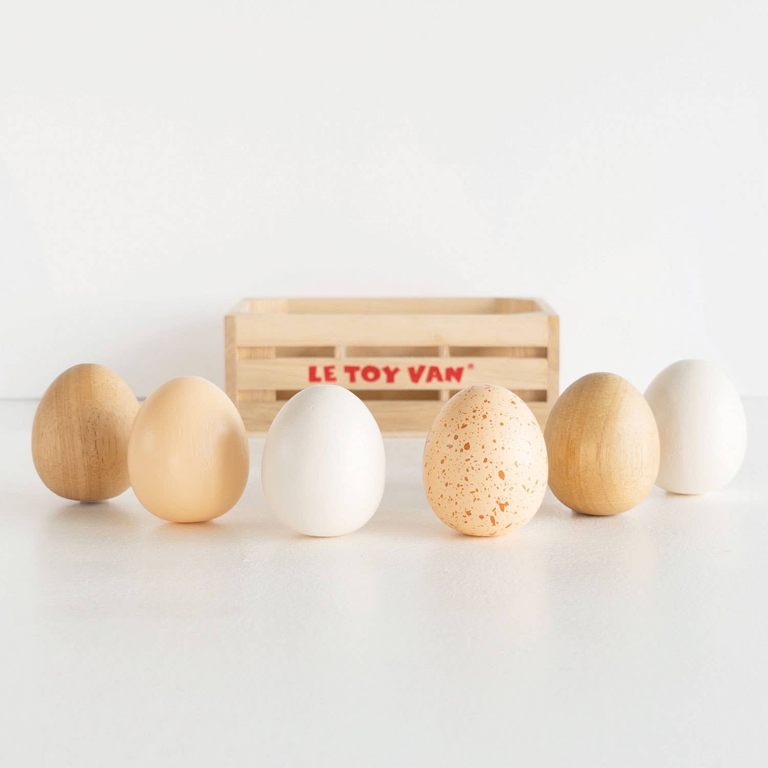 Œufs frais, une demi-douzaine - Jeu sensoriel enfant ( 2 ans et + ) Le Toy Van Œufs frais, une demi-douzaine - Jeu sensoriel enfant ( 2 ans et + ) myplayground