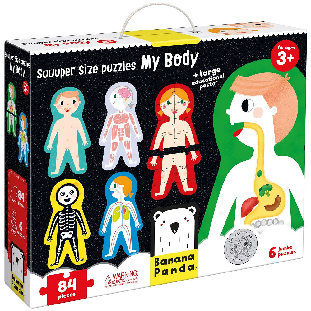 Super Grands Puzzles - Mon Corps - Banana Panda Banana Panda Super Grands Puzzles - Mon Corps - Banana Panda myplayground