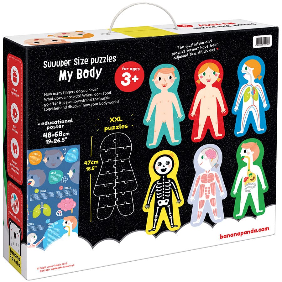 Super Grands Puzzles - Mon Corps - Banana Panda Banana Panda Super Grands Puzzles - Mon Corps - Banana Panda myplayground