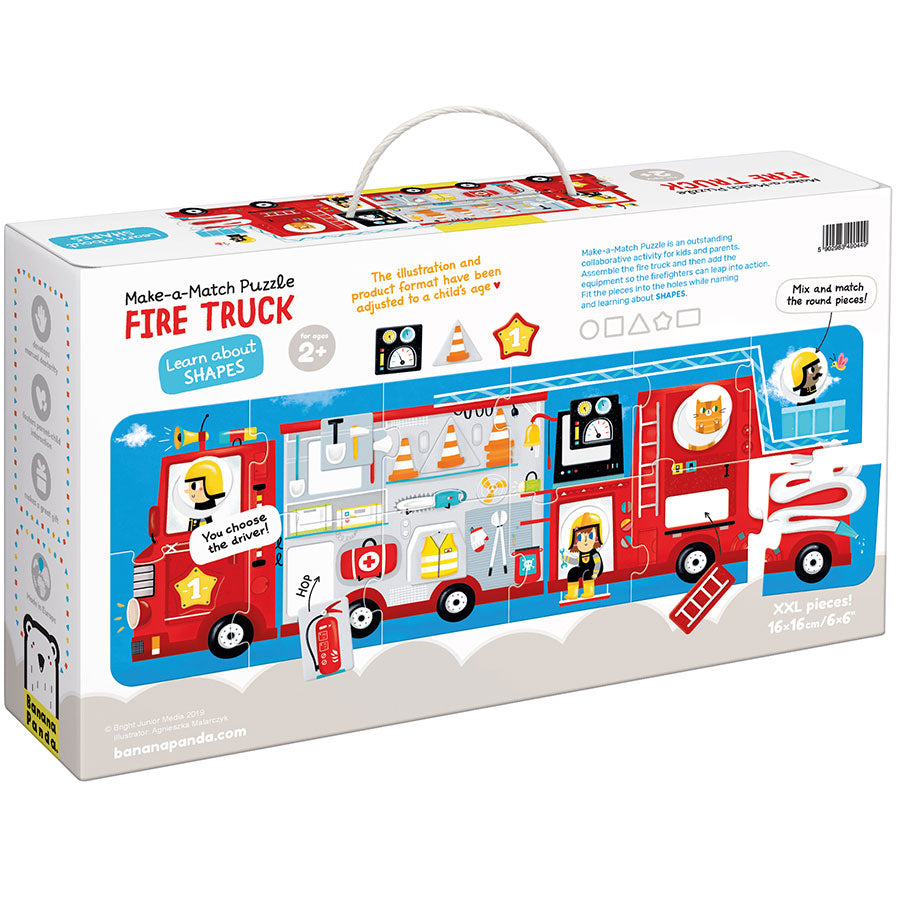 Puzzle Crée une Paire - Camion de Pompiers - Banana Panda Banana Panda Puzzle Crée une Paire - Camion de Pompiers - Banana Panda myplayground