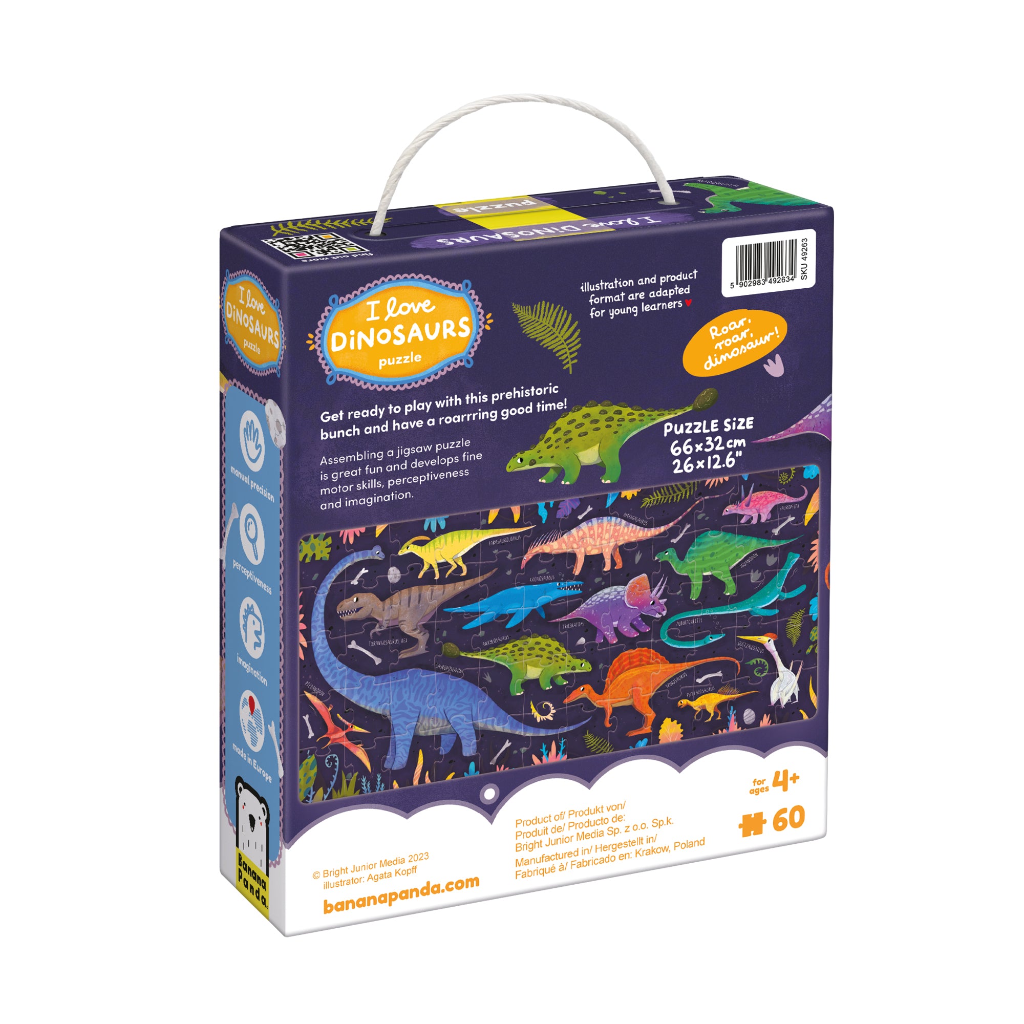 Puzzle J'aime les Dinosaures - Banana Panda Banana Panda Puzzle J'aime les Dinosaures - Banana Panda myplayground