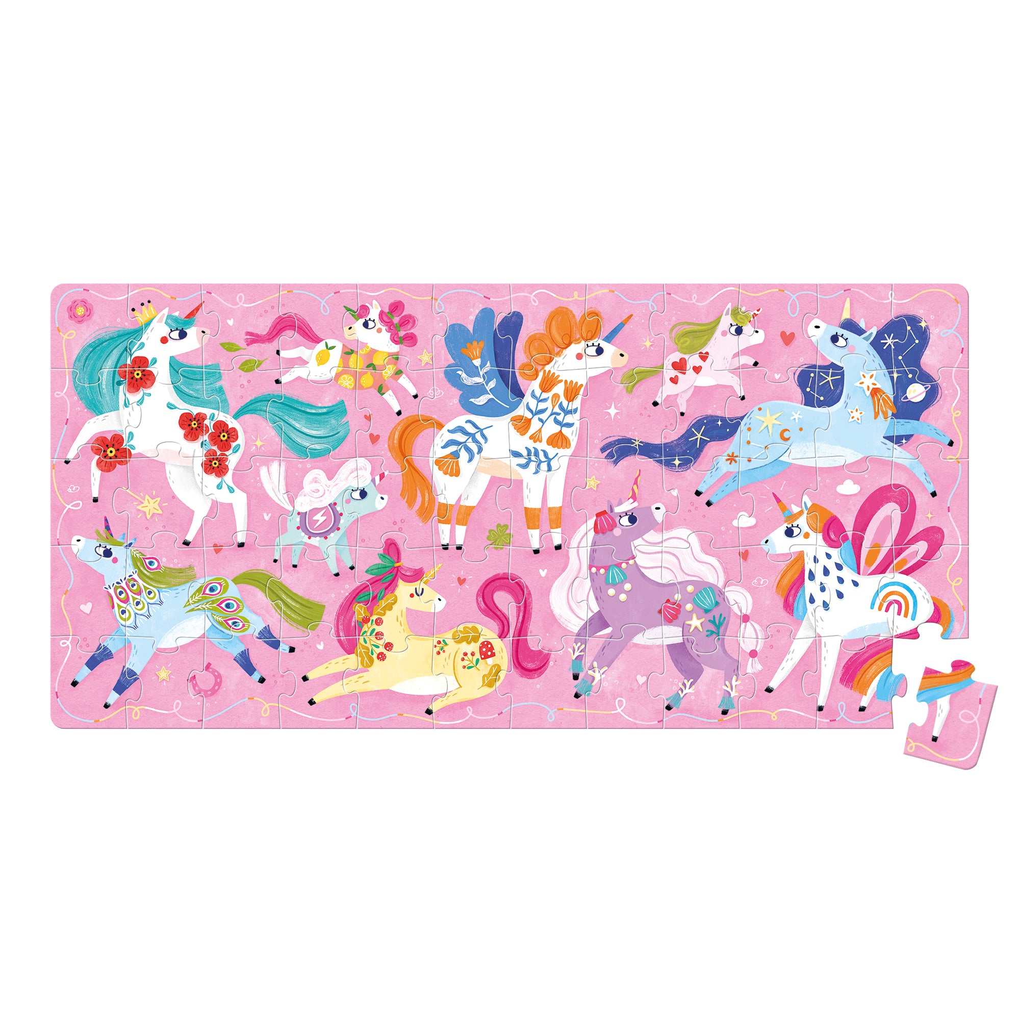 Puzzle J'aime les Licornes - Banana Panda Banana Panda Puzzle J'aime les Licornes - Banana Panda myplayground