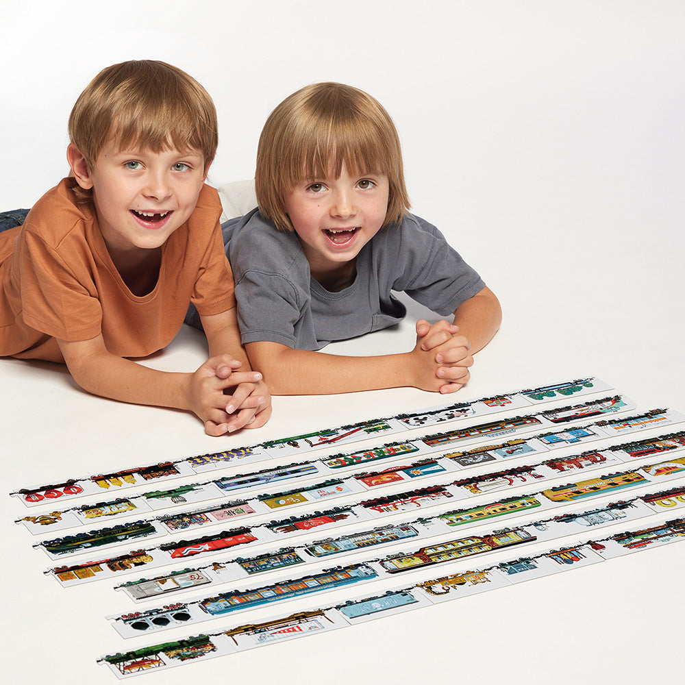 Puzzle Trains Mix et Match - Banana Panda Banana Panda Puzzle Trains Mix et Match - Banana Panda myplayground