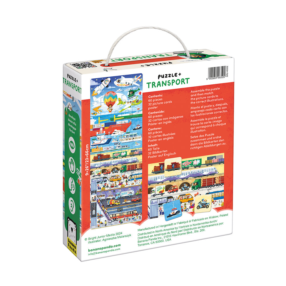 Puzzle Plus Transport - Banana Panda Banana Panda Puzzle Plus Transport - Banana Panda myplayground