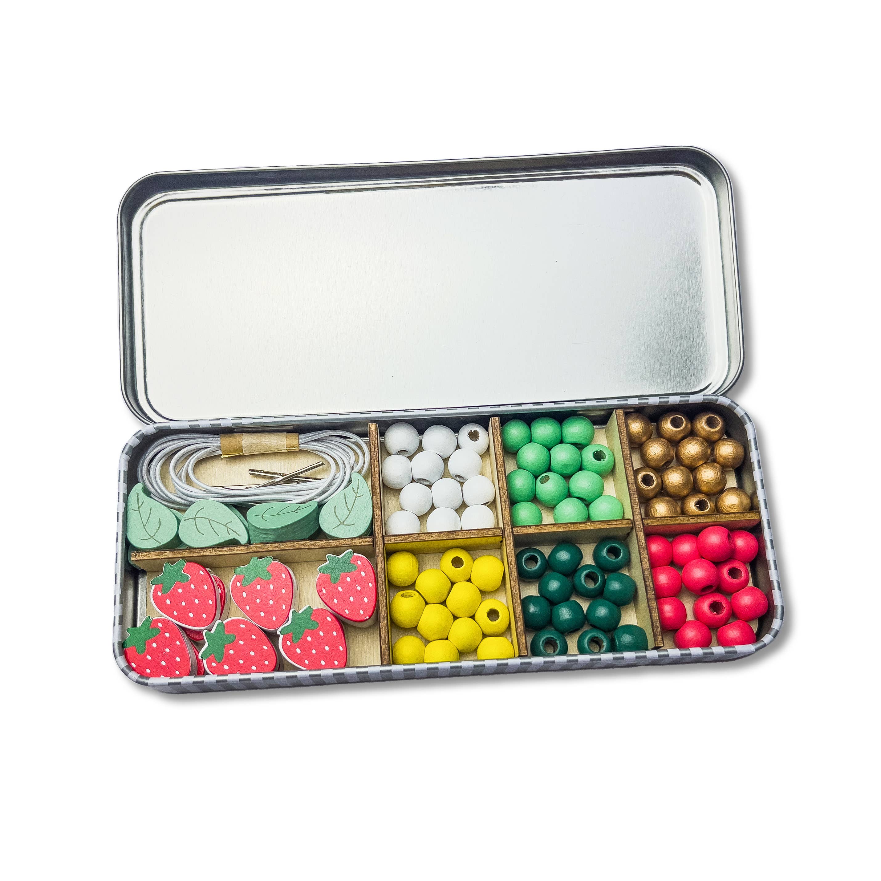 Kit de perles avec bracelet en forme de fraise Cotton Twist Kit de perles avec bracelet en forme de fraise myplayground