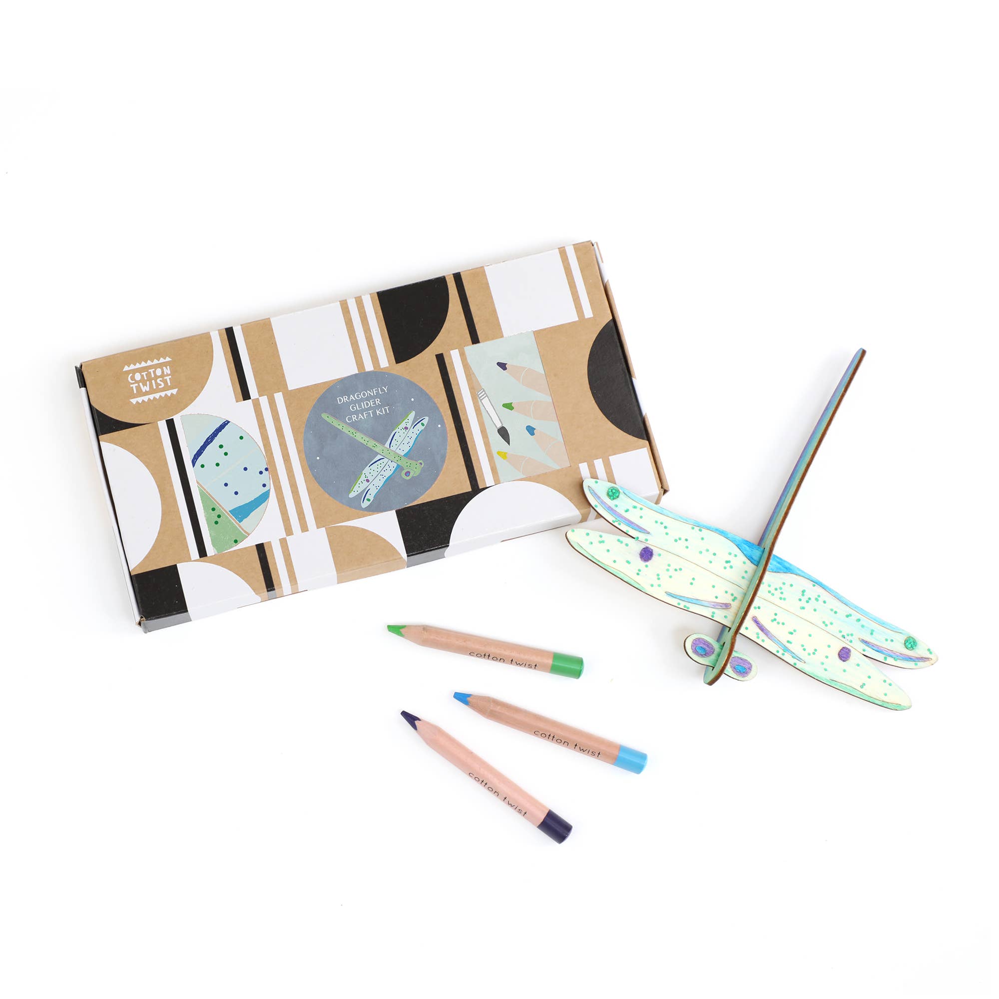 Faites votre propre kit d'activité Libellule Planeur Cotton Twist Faites votre propre kit d'activité Libellule Planeur myplayground