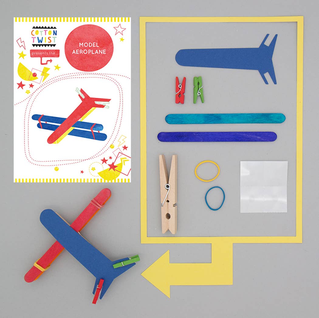 Faites votre propre modèle d'avion Cotton Twist Faites votre propre modèle d'avion myplayground