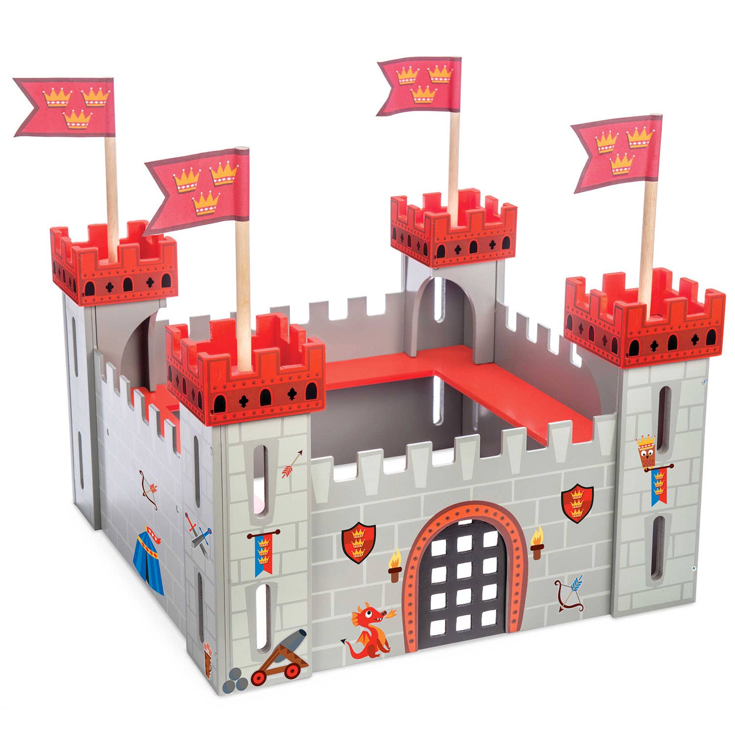 Mon premier château rouge - Jeu éducatif enfant Le Toy Van Mon premier château rouge - Jeu éducatif enfant myplayground