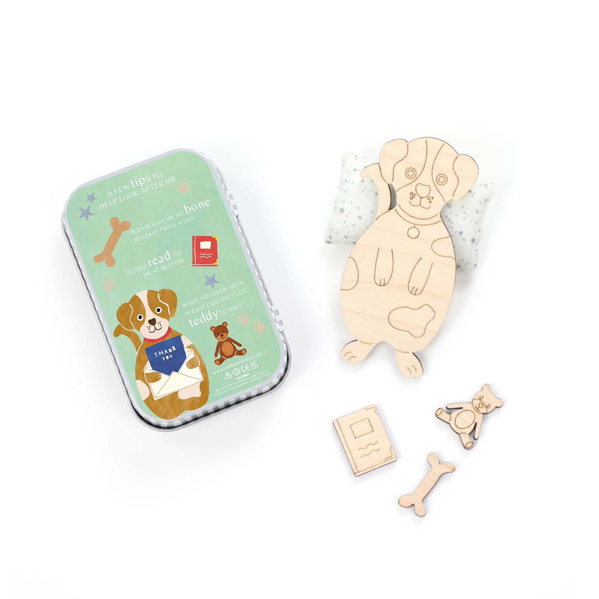 « S'il te plaît, prends soin de moi » - Chien Cotton Twist myplayground