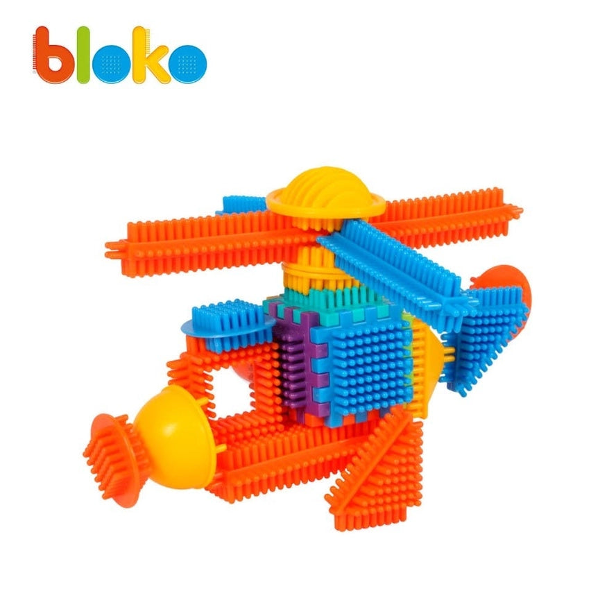 Coffret 60 Bloko + 2 Figurines 3D Jungle - Bloko Bloko Coffret 60 Bloko + 2 Figurines 3D Jungle - Bloko myplayground