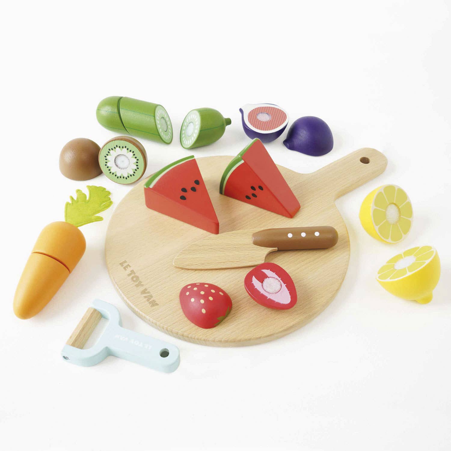 Planche à découper et super aliments - Jeu sensoriel enfant Le Toy Van Planche à découper et super aliments - Jeu sensoriel enfant myplayground