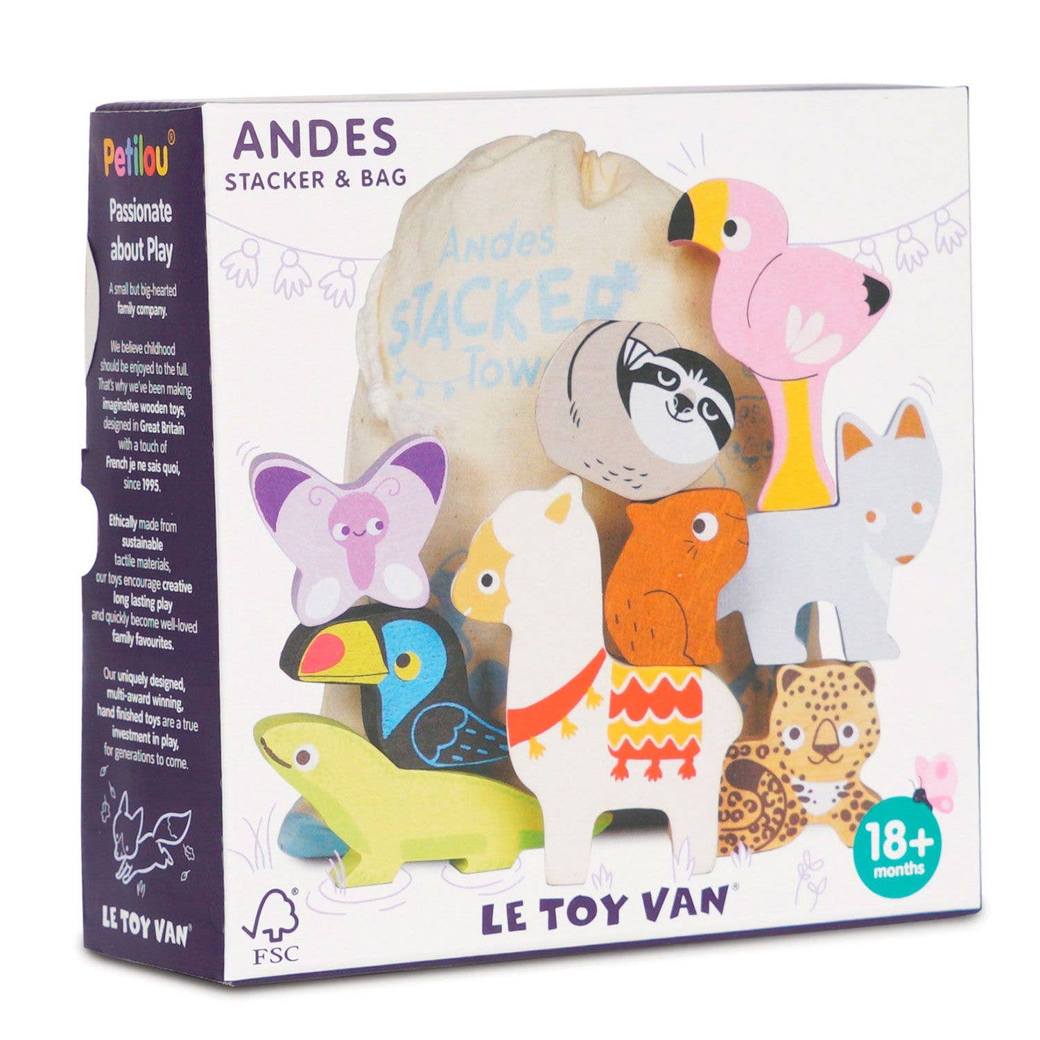 Jeu d'empilage andin - Jeu Montessori enfant Le Toy Van Jeu d'empilage andin - Jeu Montessori enfant myplayground