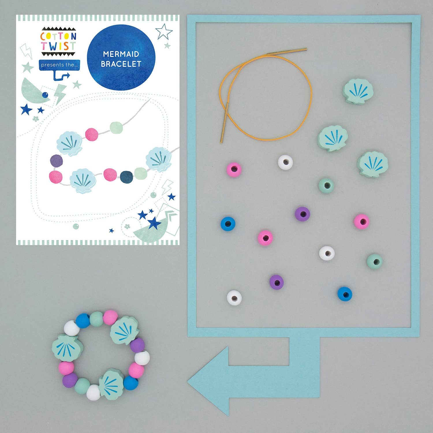 Faites votre propre bracelet sirène Cotton Twist myplayground