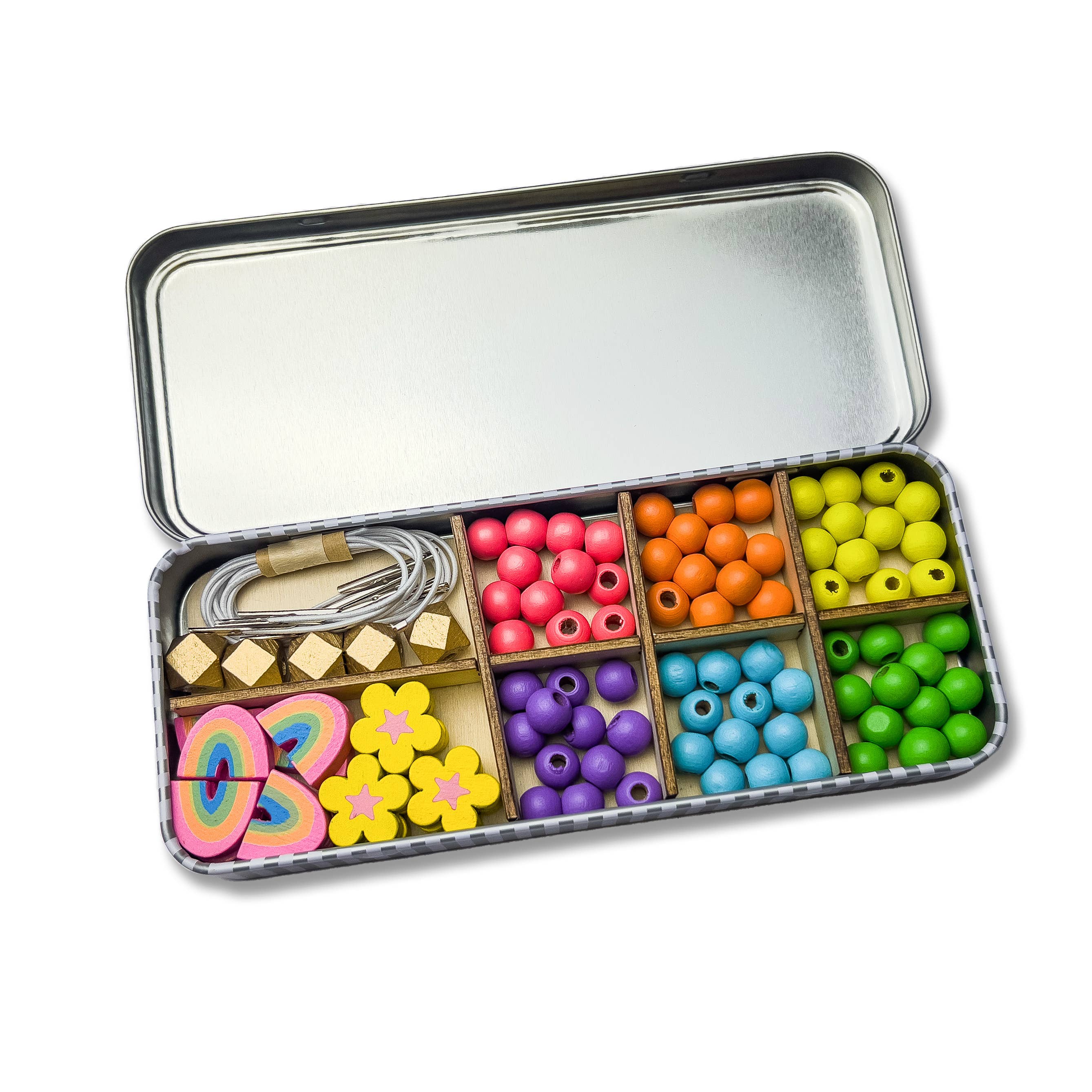 Kit de perles avec bracelet arc-en-ciel Cotton Twist Kit de perles avec bracelet arc-en-ciel myplayground