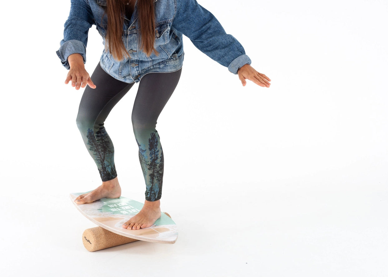 Planche d'Équilibre Vacillante Fitness / Surf - Happymoon HappyMoon Planche d'Équilibre Vacillante Fitness / Surf - Happymoon myplayground