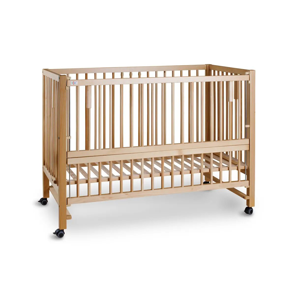 Lit cododo XXL Hajo en hêtre naturel, 120x60 cm – tiSsi