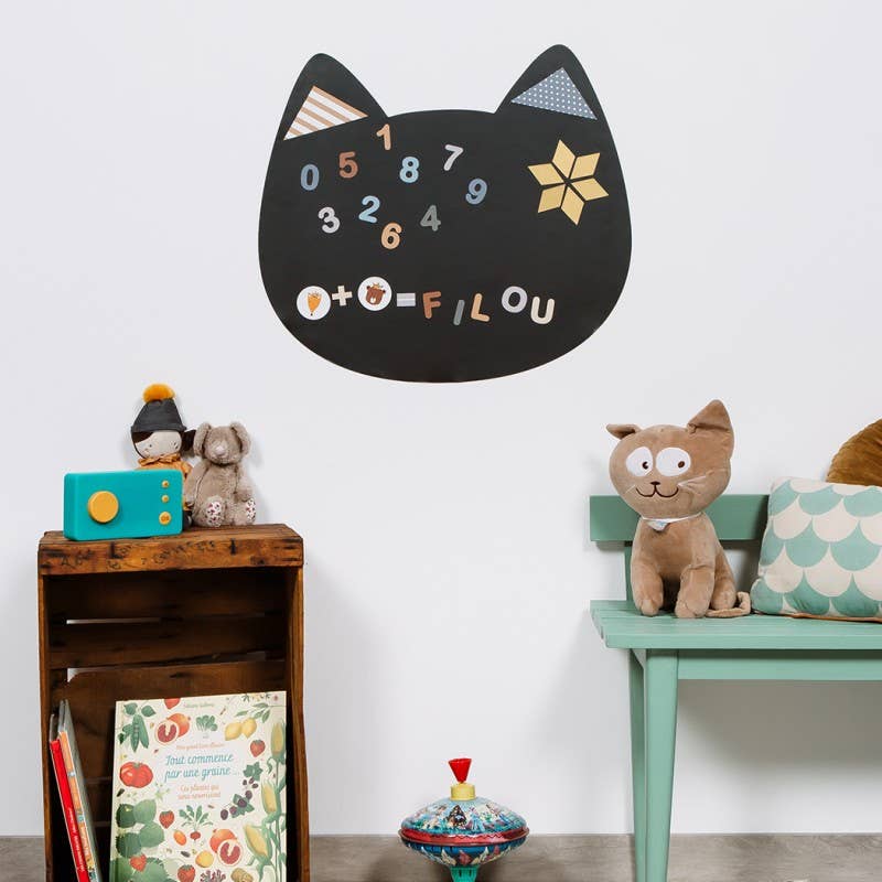 Tableau magnétique chat Ferflex Tableau magnétique chat myplayground