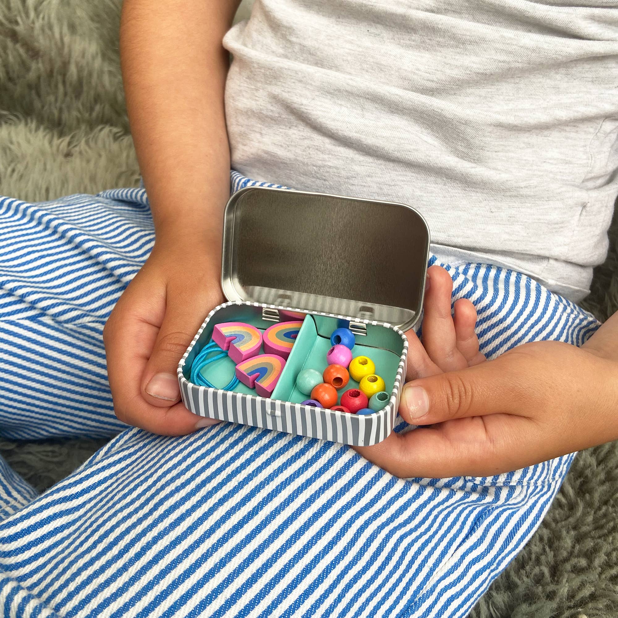 Coffret cadeau pour bracelet arc-en-ciel Cotton Twist Coffret cadeau pour bracelet arc-en-ciel myplayground