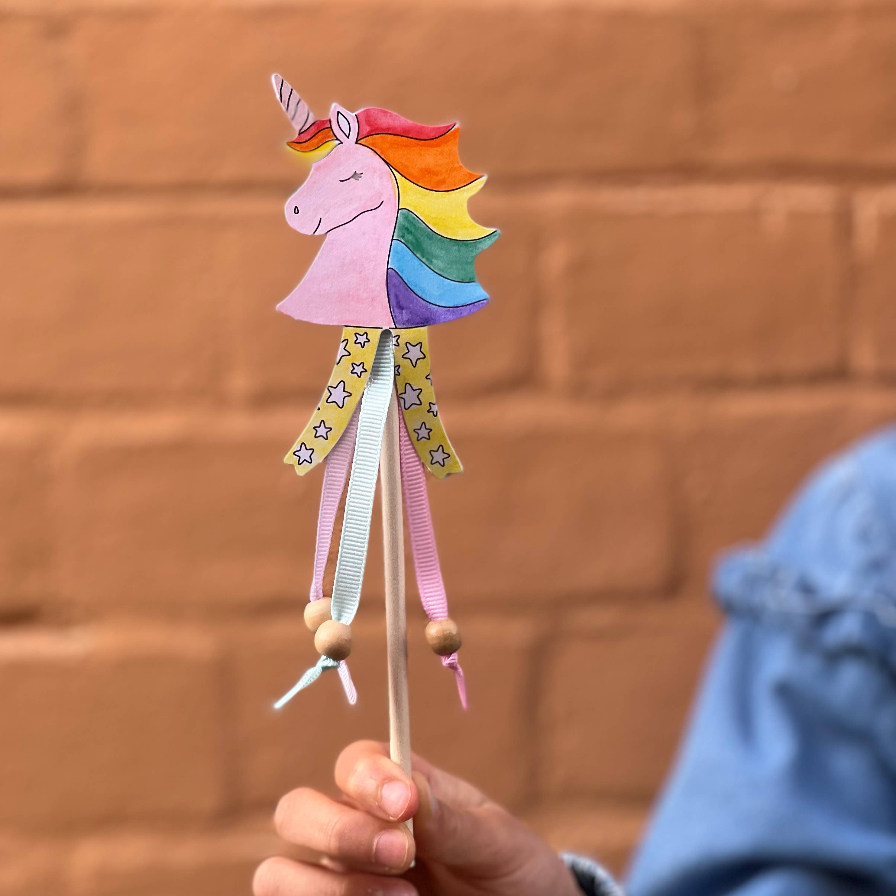 Faites votre propre baguette licorne Cotton Twist myplayground