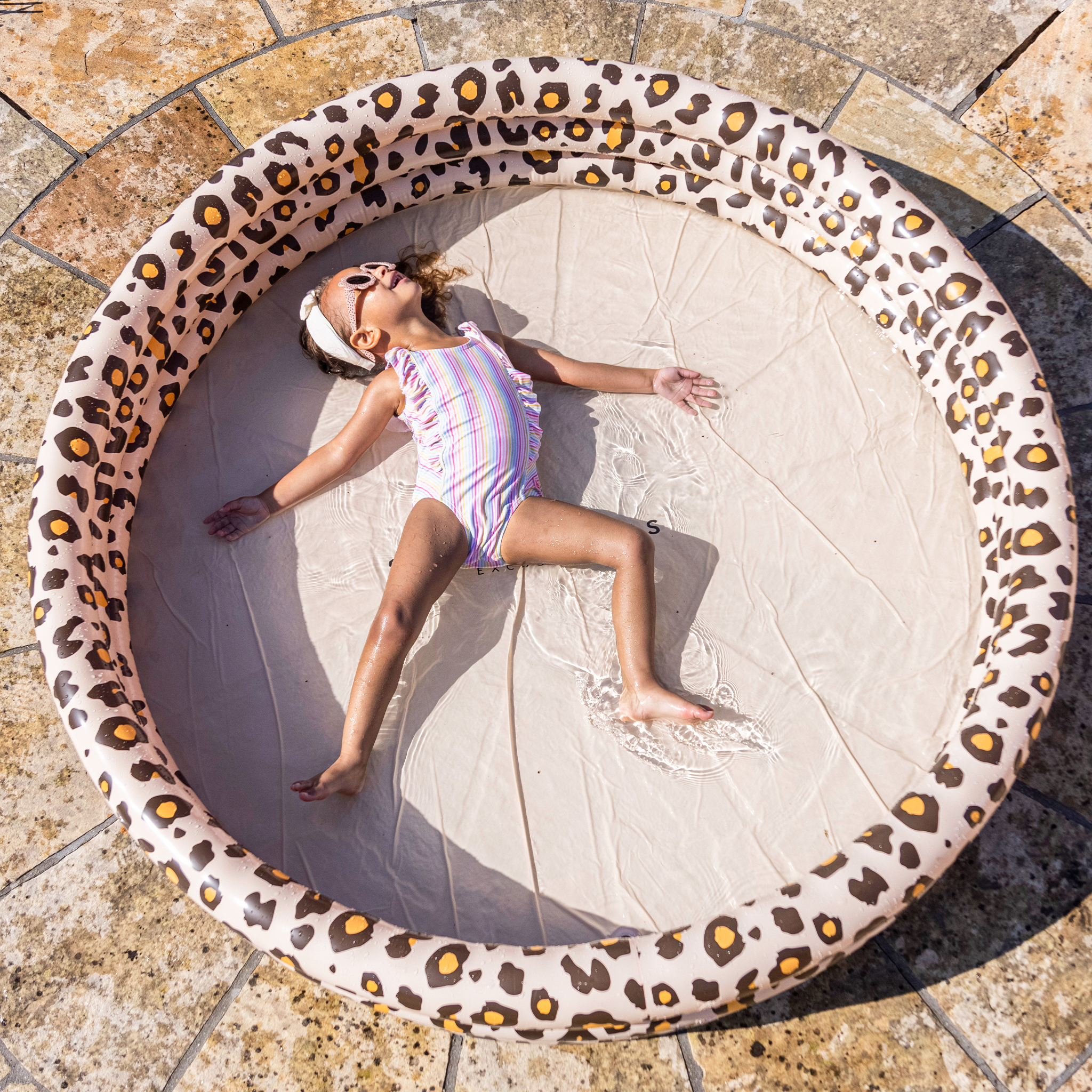 Piscine à imprimé panthère - Beige, 150 cm - Swim Essentials Swim Essentials myplayground