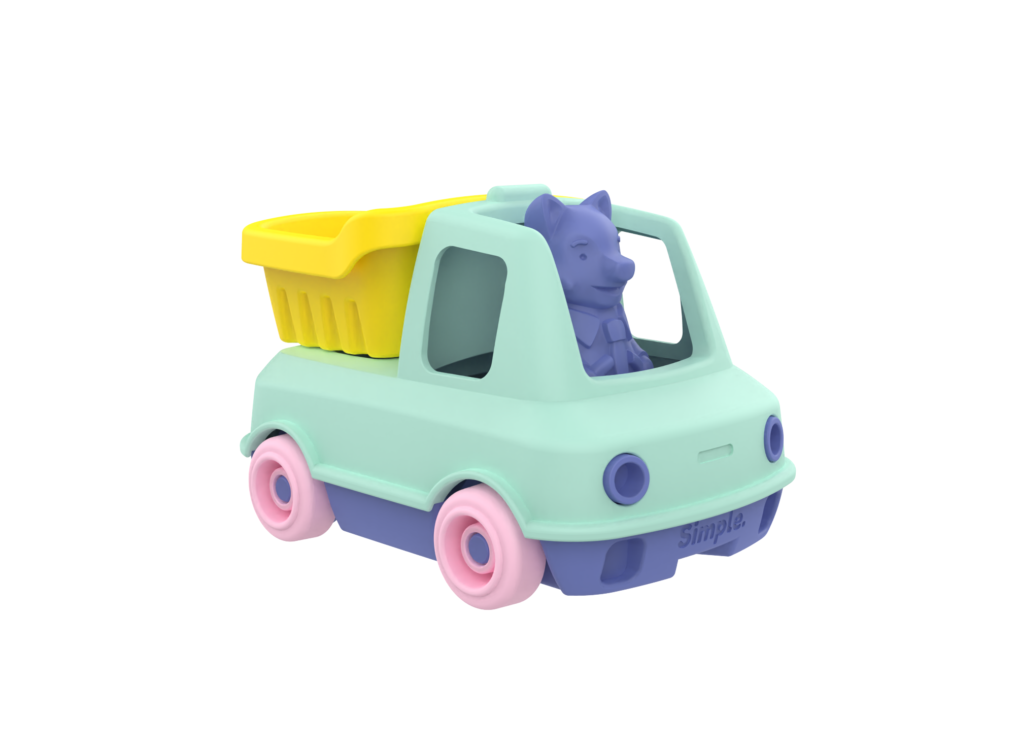 Mon premier camion benne - 12 mois+ - Made in France Le Jouet Simple Mon premier camion benne - 12 mois+ - Made in France myplayground