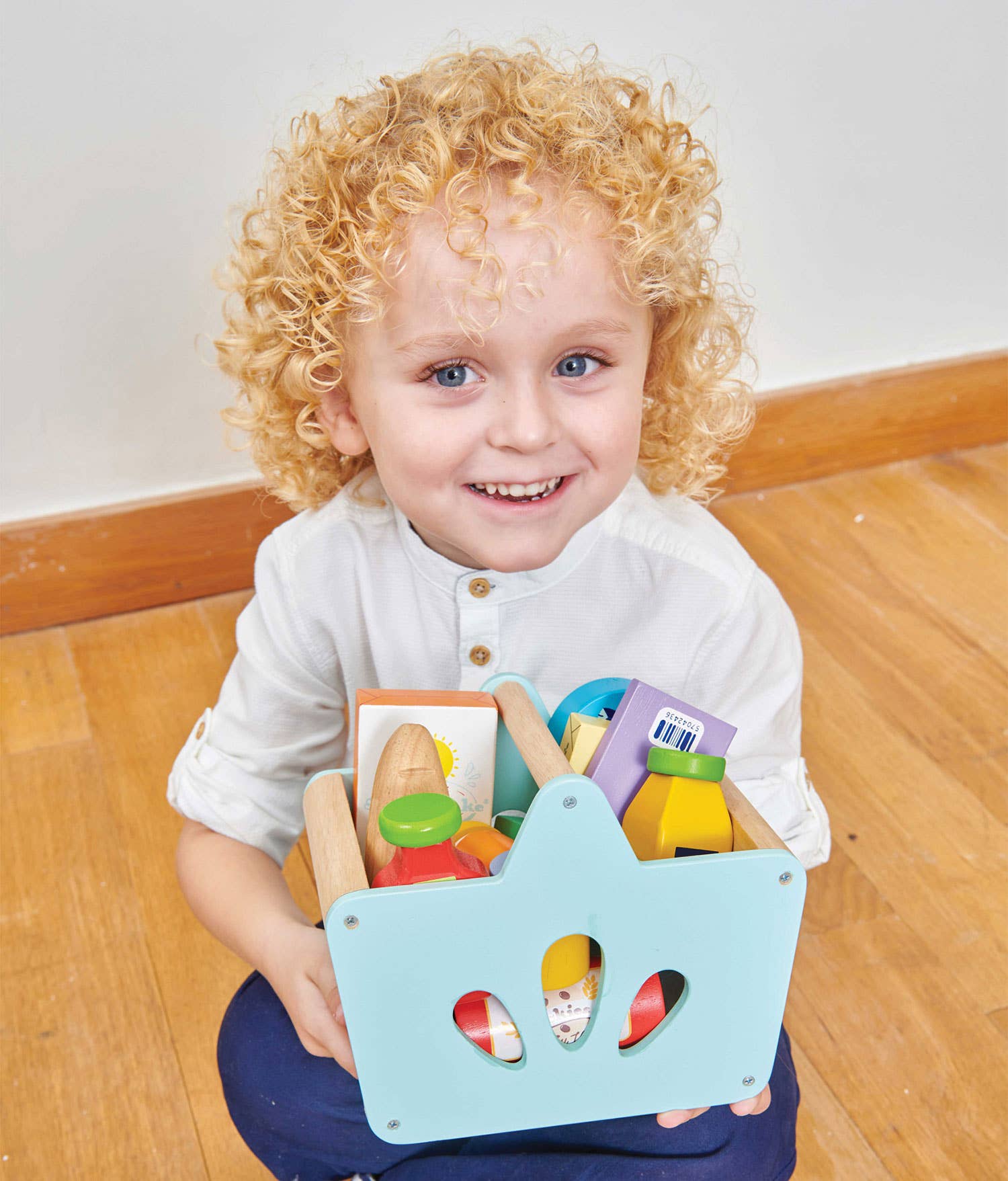 Panier rempli et scanner - Jeu sensoriel enfant Le Toy Van myplayground